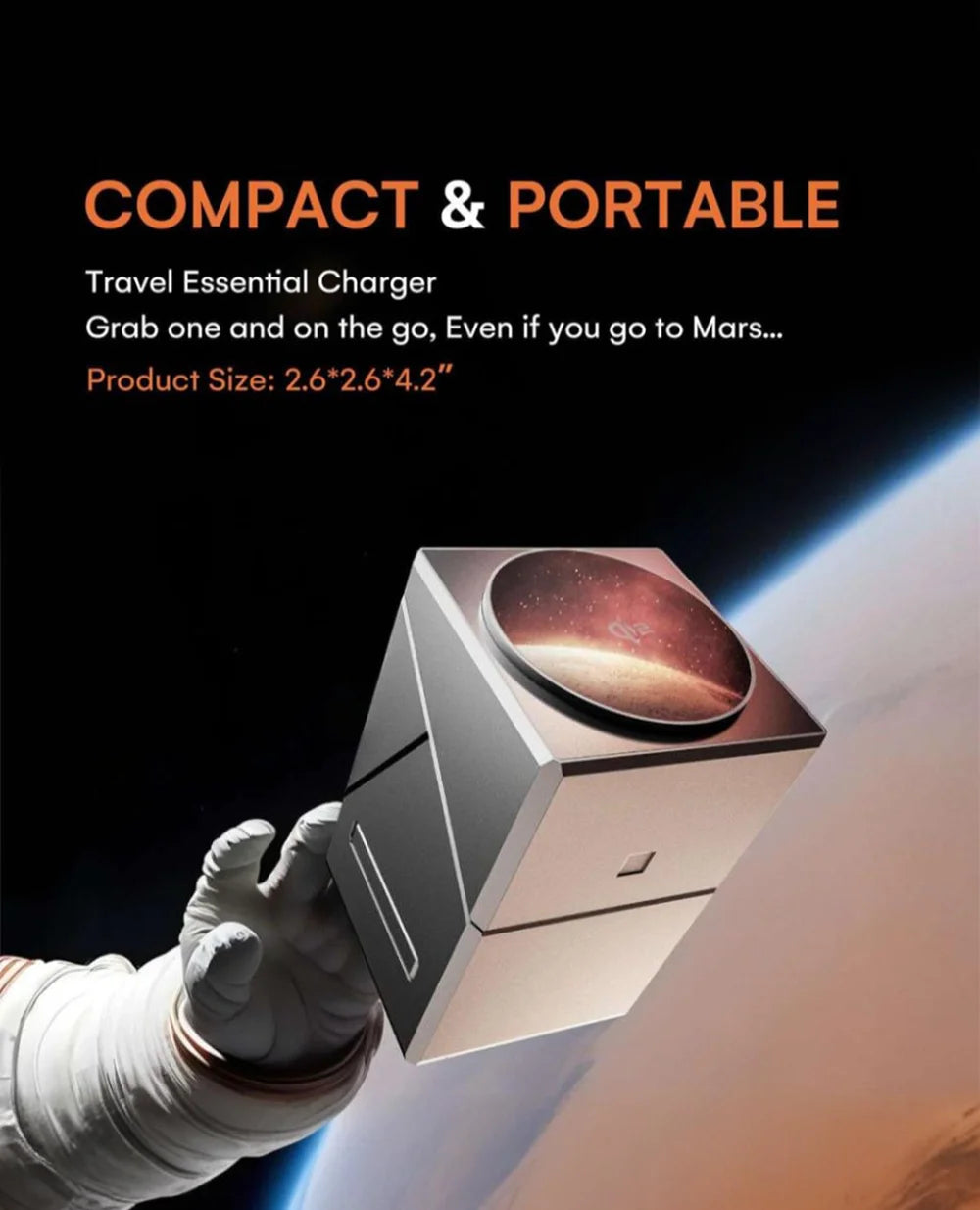 Auto Rotatable 3-in-1 Wireless Charging Station