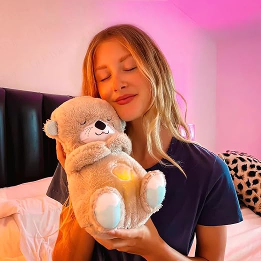 🧸Breathing Teddy Bear with Soothing Music, Comfort Plush