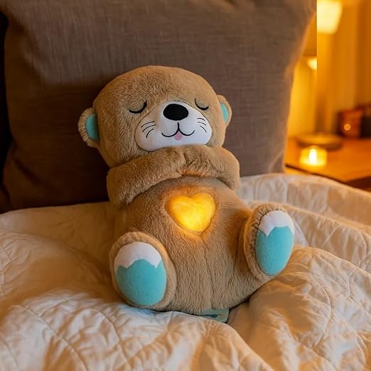 🧸Breathing Teddy Bear with Soothing Music, Comfort Plush