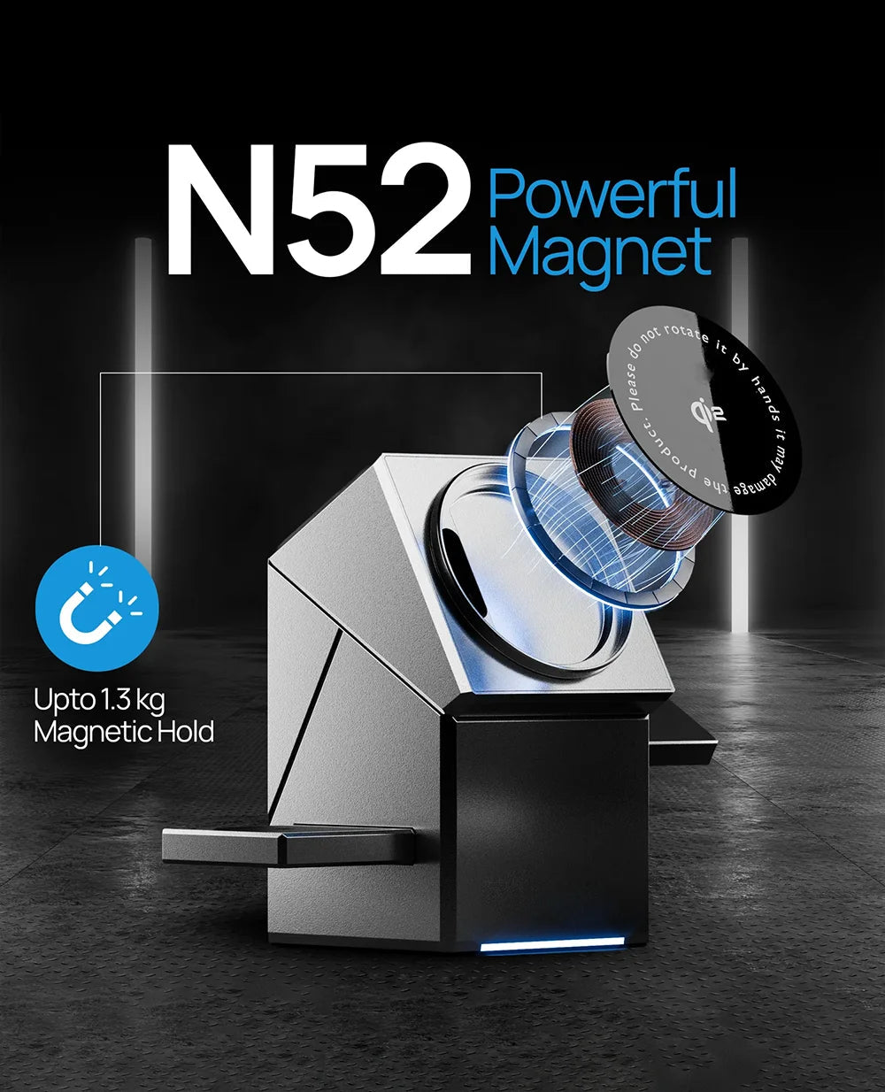 Auto Rotatable 3-in-1 Wireless Charging Station