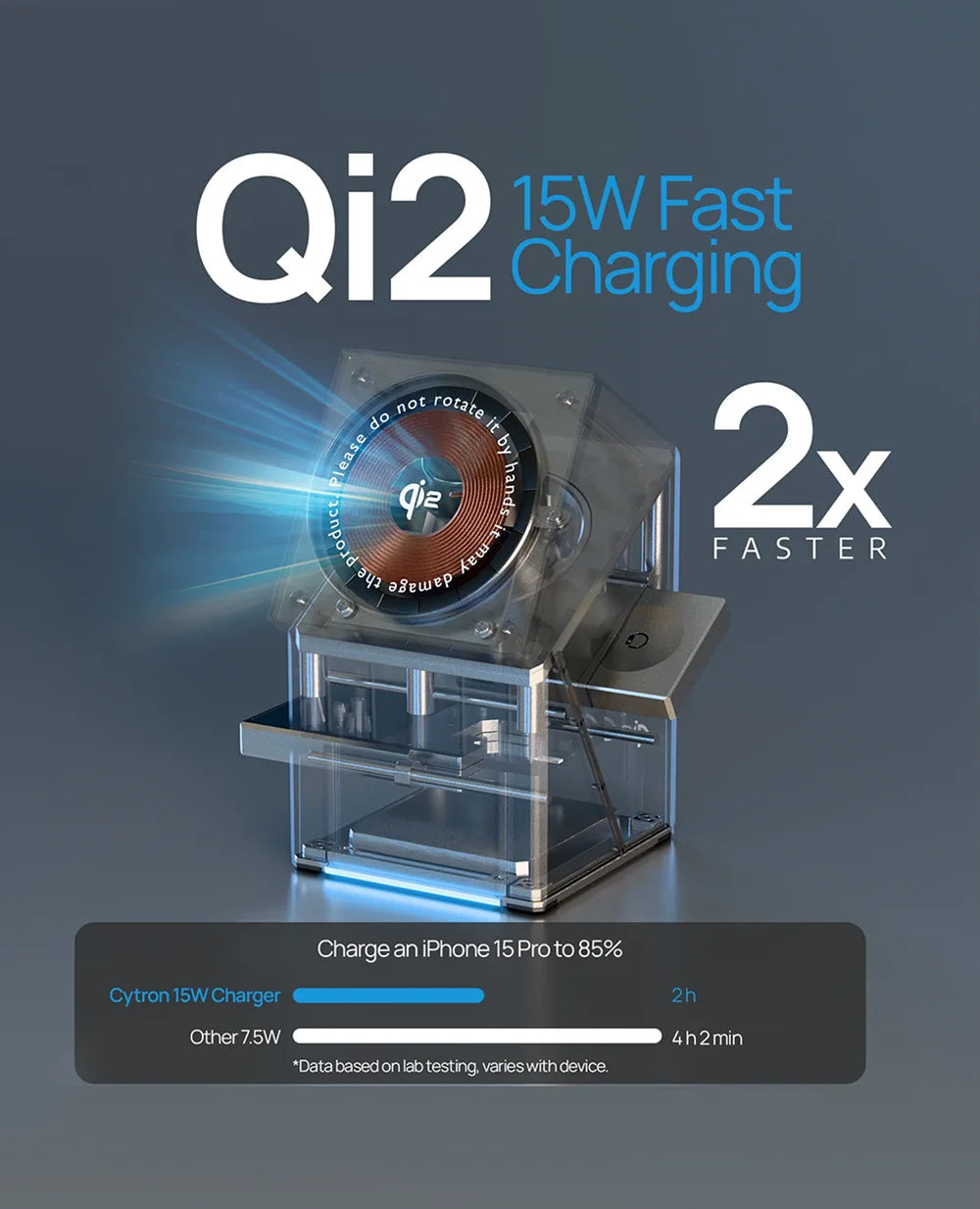 Auto Rotatable 3-in-1 Wireless Charging Station