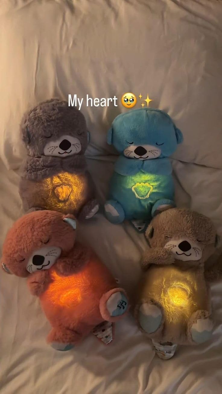 🧸Breathing Teddy Bear with Soothing Music, Comfort Plush